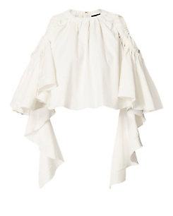 Ellery Baby Cold Shoulder Ruffle Top