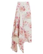 Hofmann Copenhagen Jolie Asymmetrical Midi Skirt Beige/floral 36