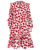 Resume Rsum Nanette Long Sleeve Floral Dress Red/floral 38