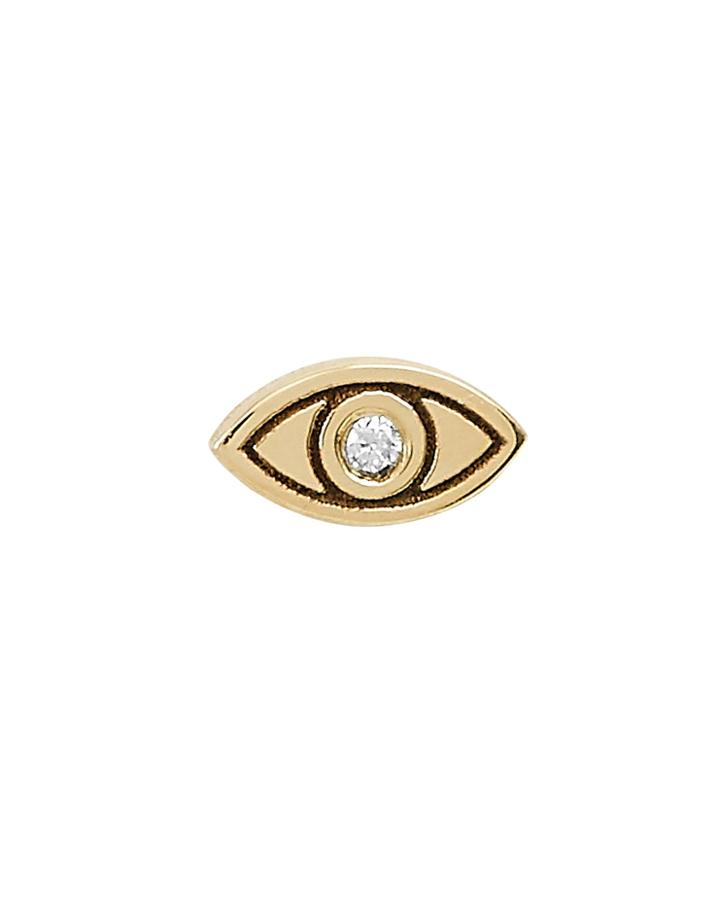 Zoe Chicco Evil Eye Stud Gold 1size