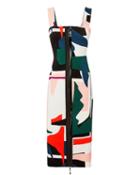 Cushnie Et Ochs Orlena Abstract Print Dress Multi 6