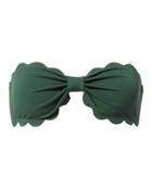 Marysia Antibes Kelp Bandeau Bikini Top Green P