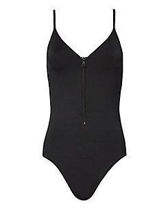 Onia Arianna Half Zip One Piece Swimsuit