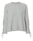 3.1 Phillip Lim Lace Cuff Grey Sweater Grey P