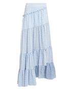 3.1 Phillip Lim Ruffled Asymmetric Skirt Light Blue 6