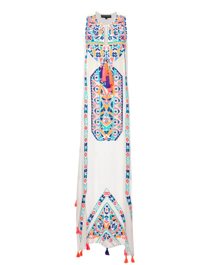 Hemant & Nandita Embroidered Maxi Dress