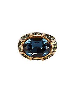 Kenneth Jay Lane Blue/green Cocktail Ring