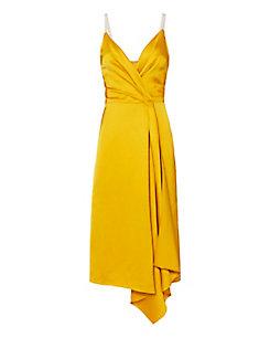Victoria Beckham Cami Wrap Drape Dress