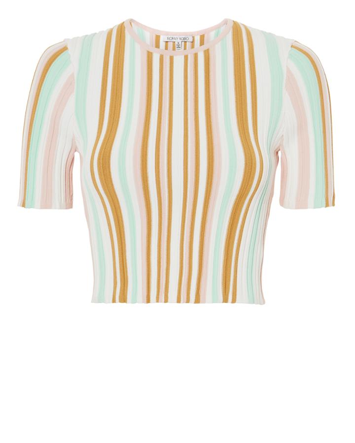 Torn Ronny Kobo Rakel Striped Top Multi P