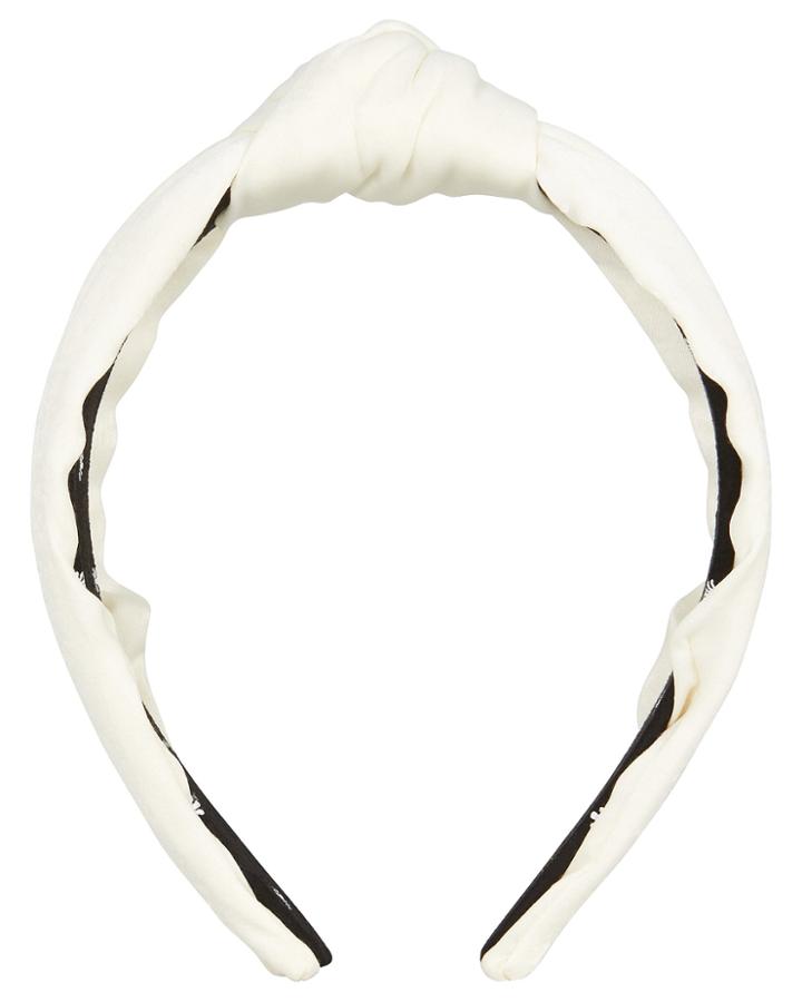 Lele Sadoughi Top Knot Headband Ivory 1size
