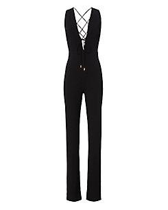 Cushnie Et Ochs Crinkle Jumpsuit