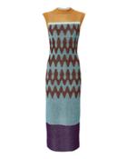 Missoni Jacquard Lame Knit Midi Dress