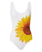 Onia Kelly Sunflower One Piece Swimsuit