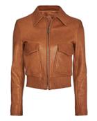 Helmut Lang Patch Pocket Leather Jacket
