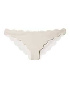 Marysia Antibes Metallic Ivory Bikini Bottom