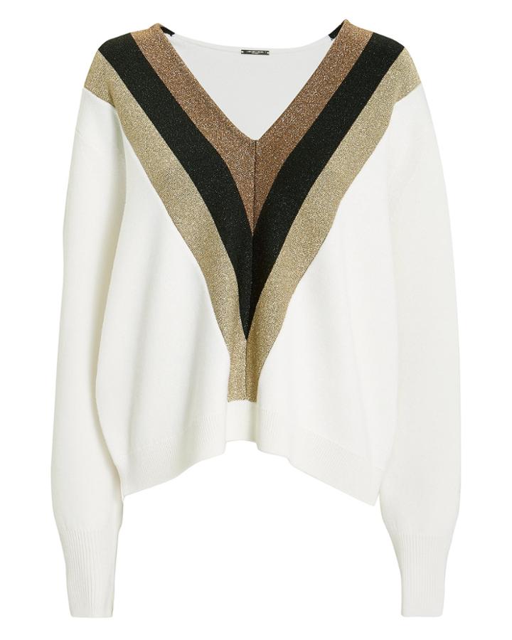 Caroline Constas Lurex Sweater Multi M