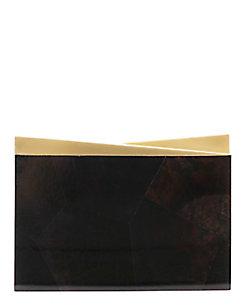 Nathalie Trad Phoenix Gold Trim Clutch