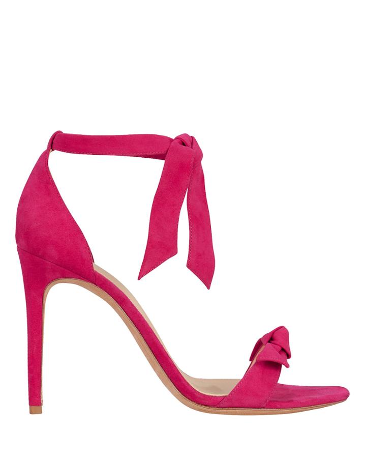 Alexandre Birman Clarita Pink Suede Sandals Pink 38.5
