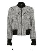 3.1 Phillip Lim Boucl Bomber Jacket Blk/wht 4