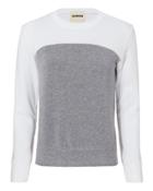 Monrow Colorblocked Sweatshirt Grey S