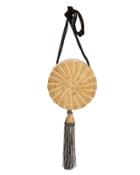 Wai Wai Balaio Rattan Tassel Bag Beige 1size