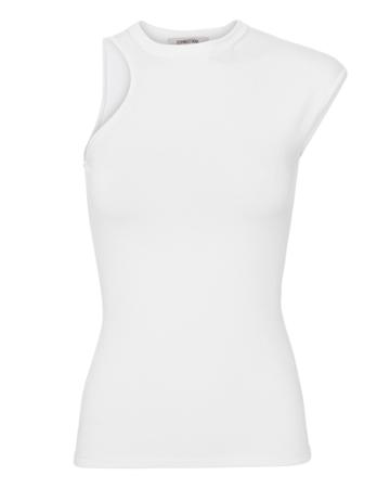 Cushnie Et Ochs Amata Cutout White Top White M