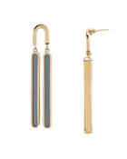 Colette Malouf Reflection Swing Earrings Grey 1size