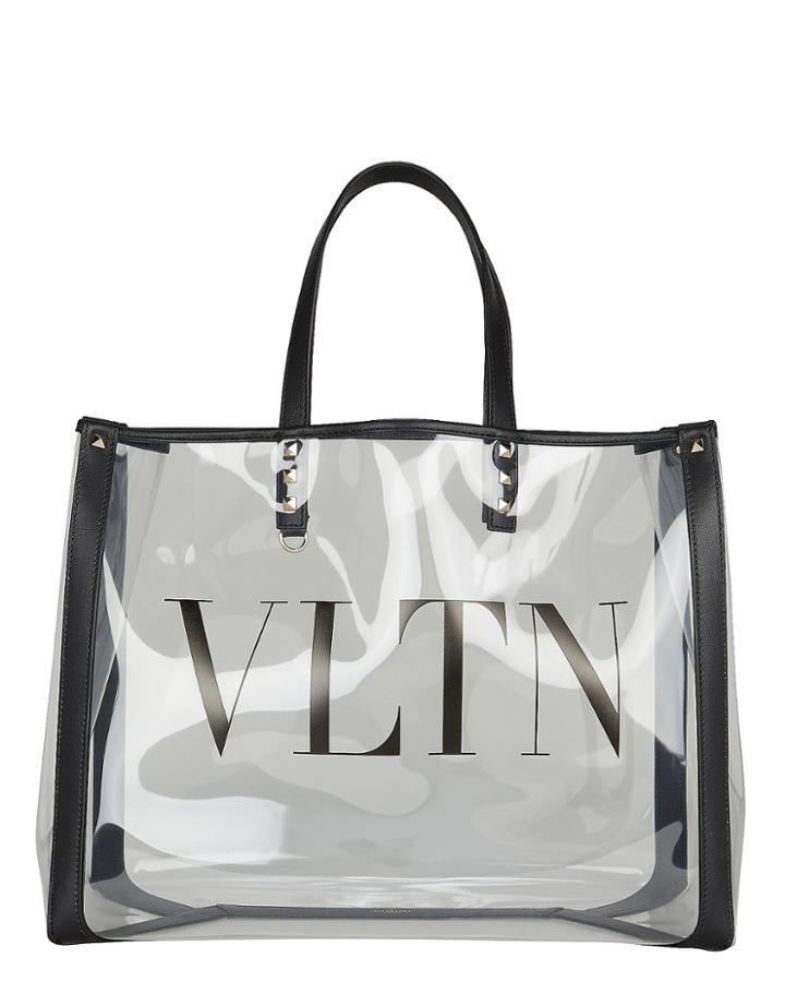 Valentino Garavani Vltn Plexy Shopper Transparent 1size
