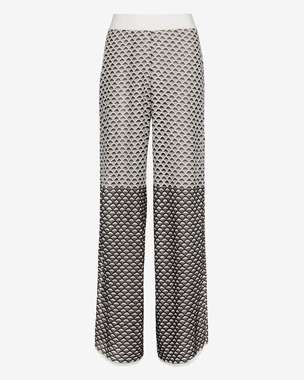 Celia Prado Slit Monochrome Knit Pant