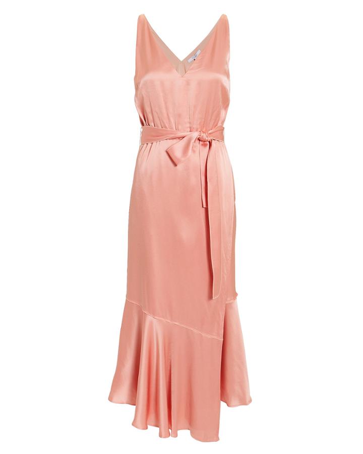 Derek Lam 10 Crosby Asymmetric Cami Dress Blush Zero