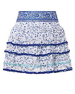Poupette St Barth Bibi Blue Skirt