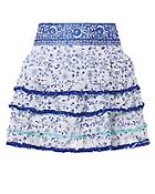 Poupette St Barth Bibi Blue Skirt