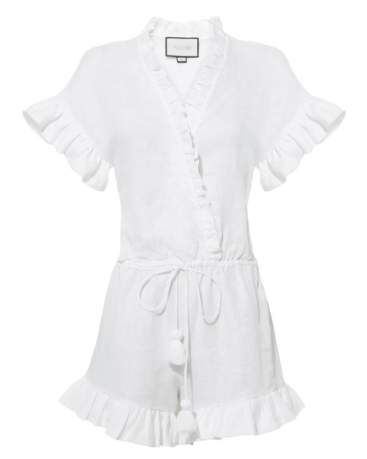 Alexis Katalina Romper White P