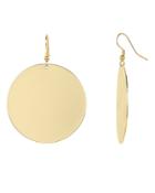 Kenneth Jay Lane Gold Disc Earrings Gold 1size