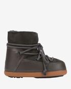 Ikkii Classic Shearling Lined Moon Boot: Grey