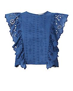 Sea Eyelet Sleeveless Top