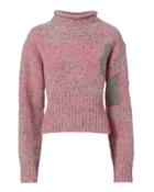 3.1 Phillip Lim Plaited Tweed Cropped Pullover Sweater