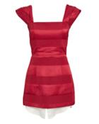 Hellessy Emily Dress Red/white Zero