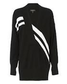 Rag & Bone Grace V-neck Black Sweater