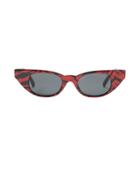 Le Specs Luxe The Breaker Red Tiger Sunglasses Red 1size