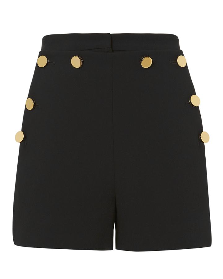 Exclusive For Intermix Gwenyth Button Detail Shorts