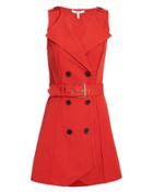 Derek Lam 10 Crosby Red Belted Trench Dress Red 00