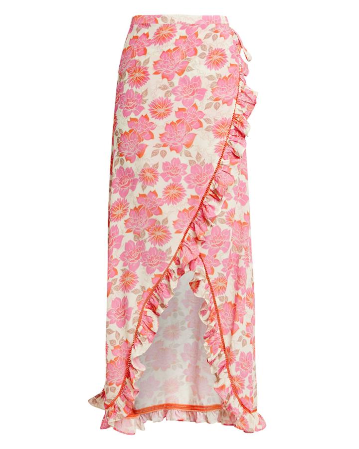 Paloma Blue Stevie Ruffle Skirt Pink/floral S
