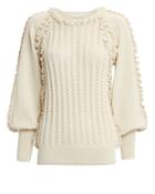 Apiece Apart Camari Knit Sweater Cream S