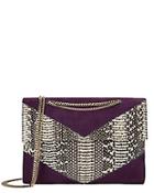 Nina Ricci Mado Violet Chain Bag