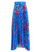 A.l.c. Maya Pleated Skirt Blue/floral 8