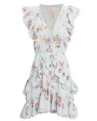 Love Shack Fancy Loveshackfancy India Mini Dress Slate/floral S