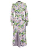 Patbo High-low Floral Tunic Lilac/green S