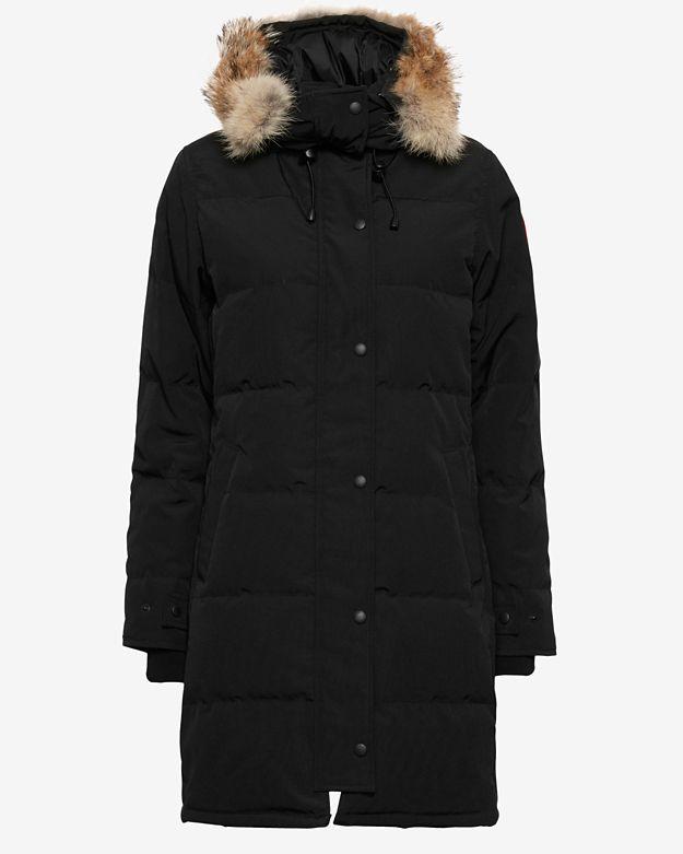 Canada Goose Shelburne Fur Trim Parka: Black