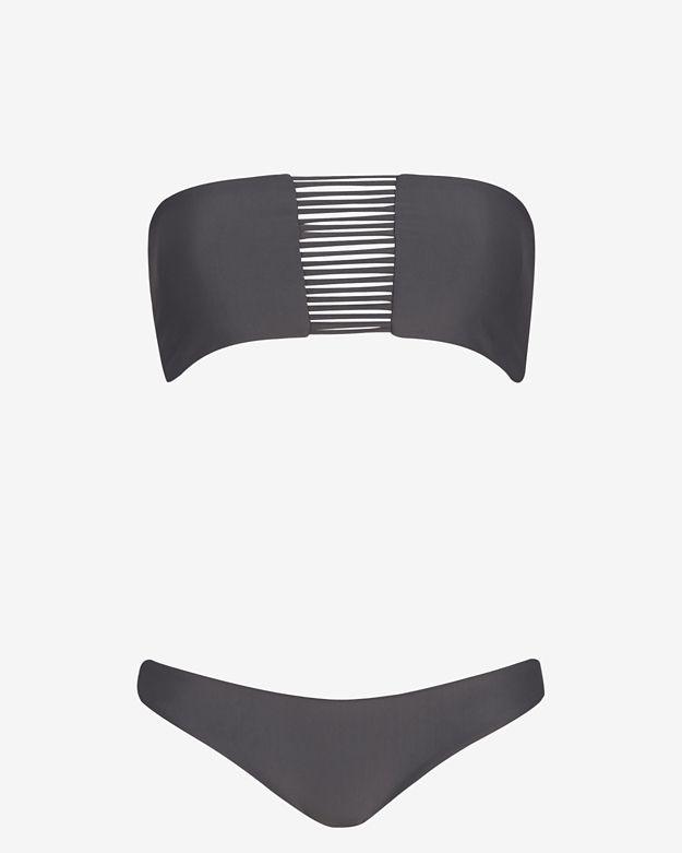 Mikoh Looped String Bandeau Bikini